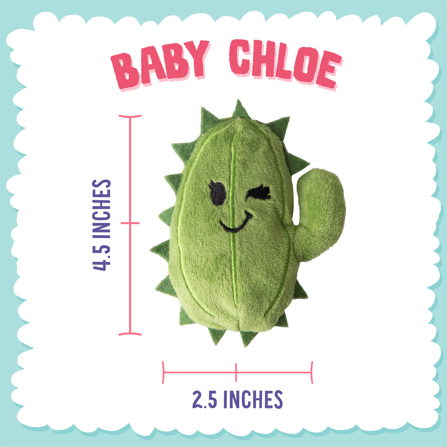 Pet Palette Distribution - SnugArooz Baby Chloe Plush Dog Toy 4.5"