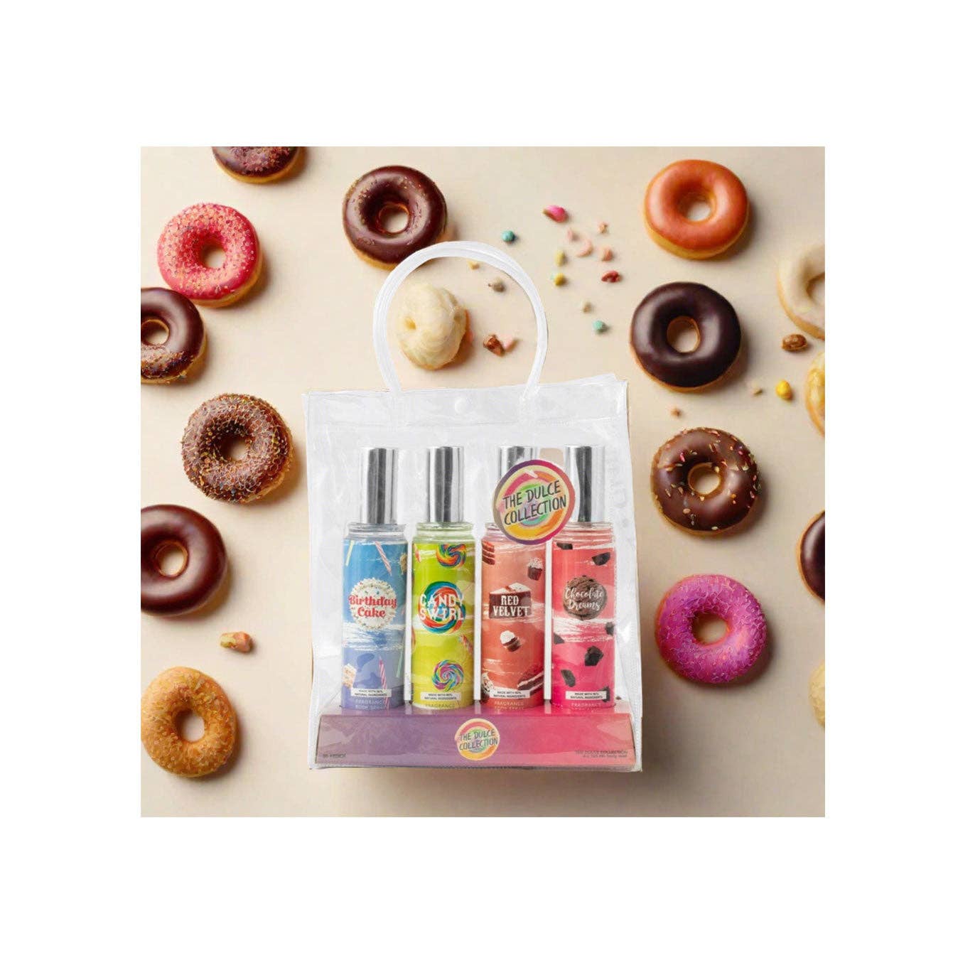 So French Perfumes - Dulce 4-Piece Body Mist Sampler Set