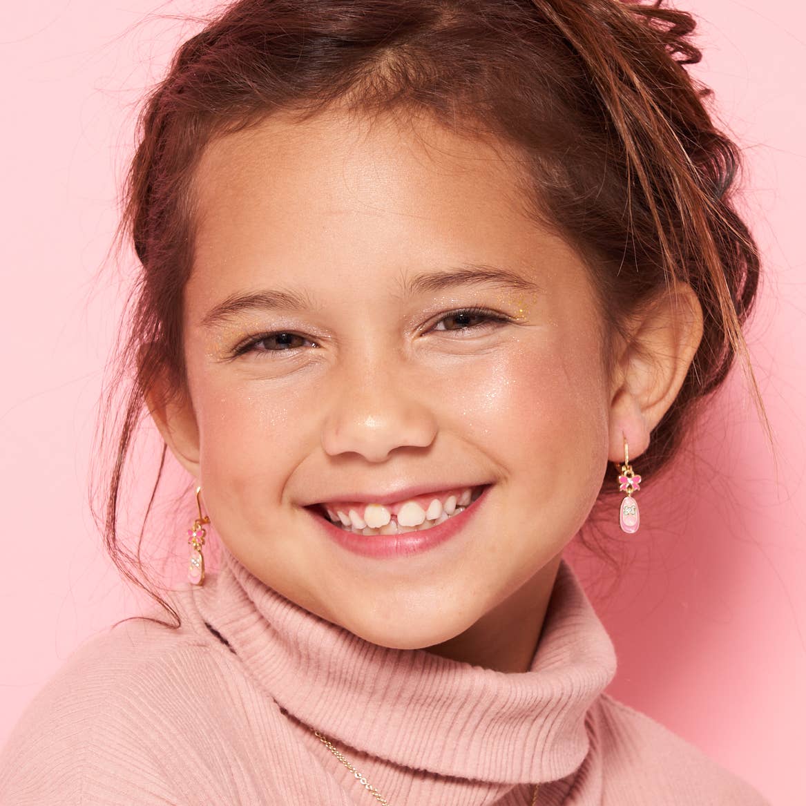 Girl Nation - Crystal Ballet Shoes Leverback Earrings