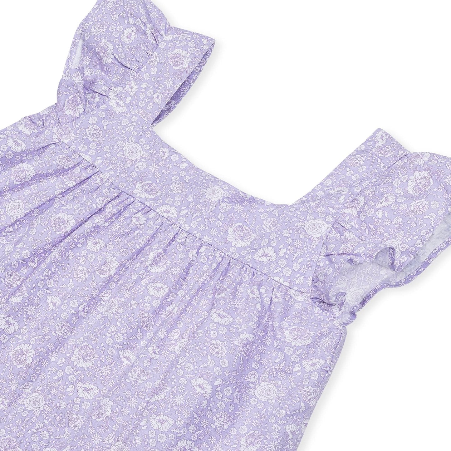 Hope and Henry - Faux Top Romper: Lavender Fields Floral