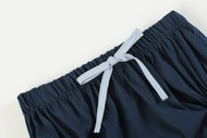 Lil Cactus - Light Blue and Dark Blue Ribbon Dress and Bloomers: 18-24M