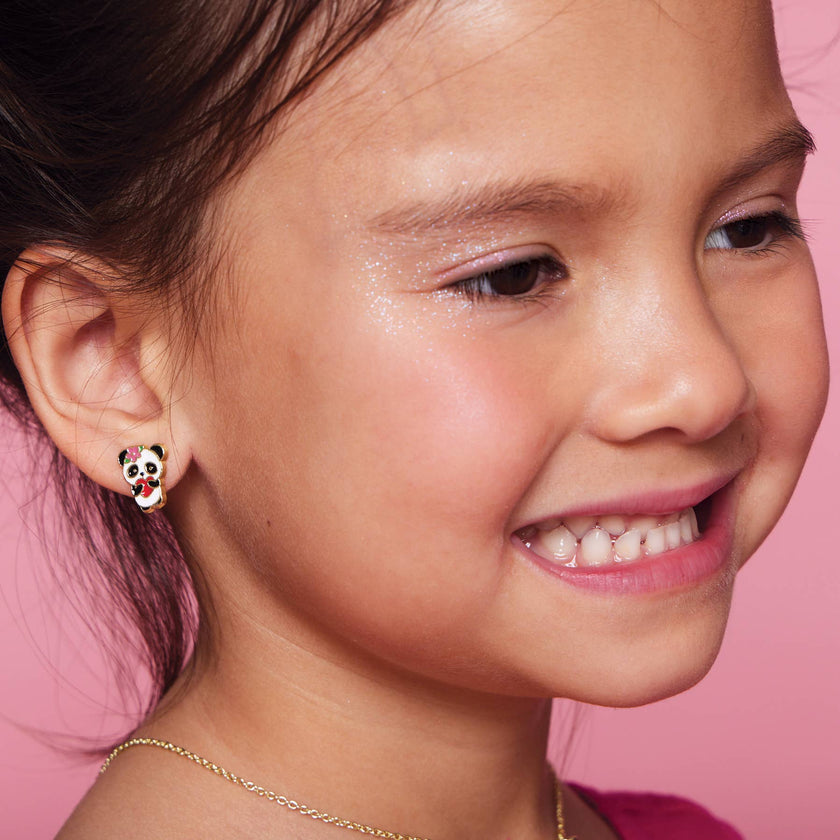 Girl Nation - Panda Love Cutie Stud Earrings