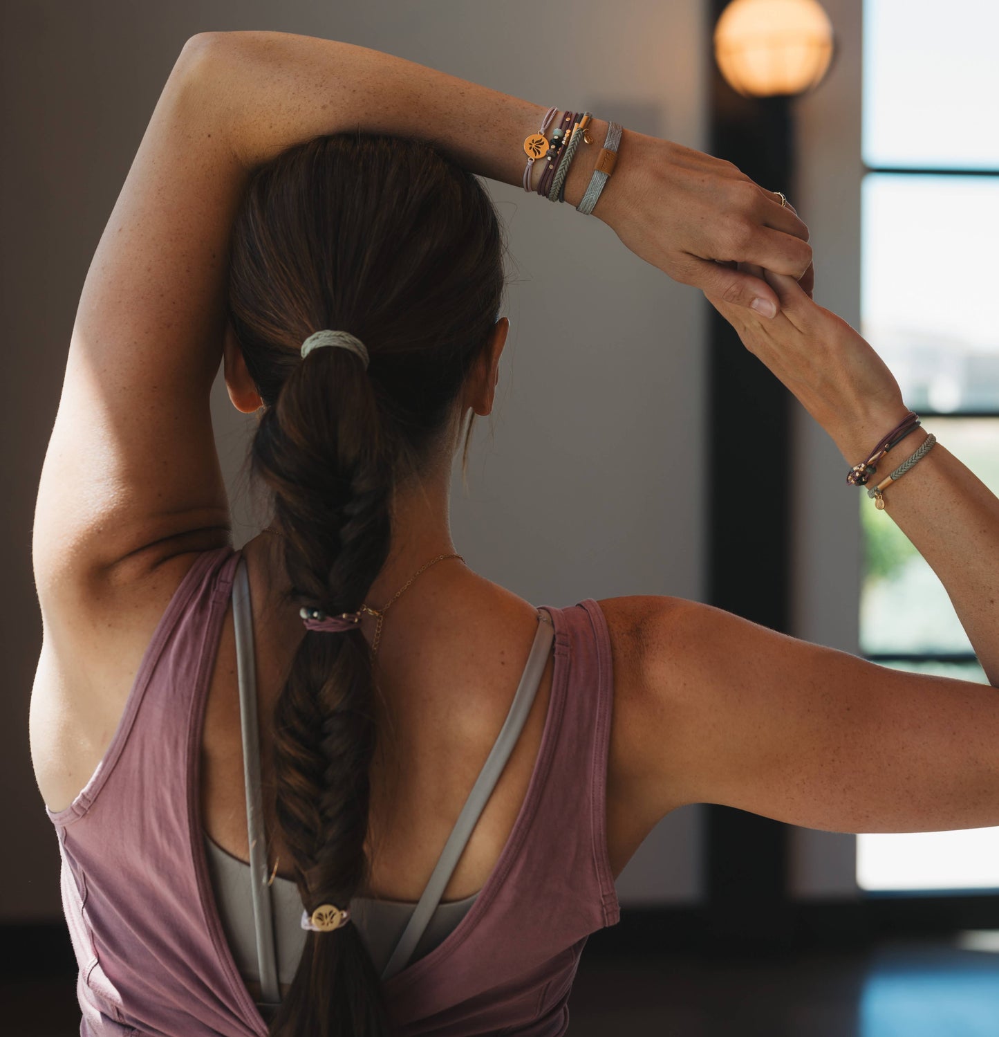 K'Lani hair tie bracelets - Breathe  Hair Tie Bracelets