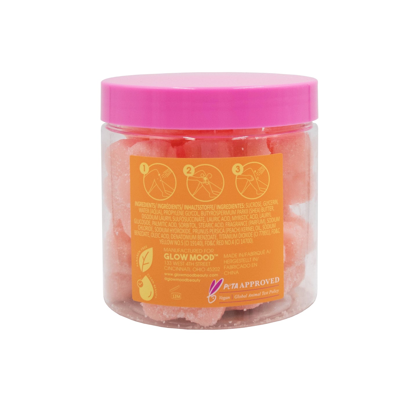 Glow Mood - Day Exfoliating Sugar Scrubbies