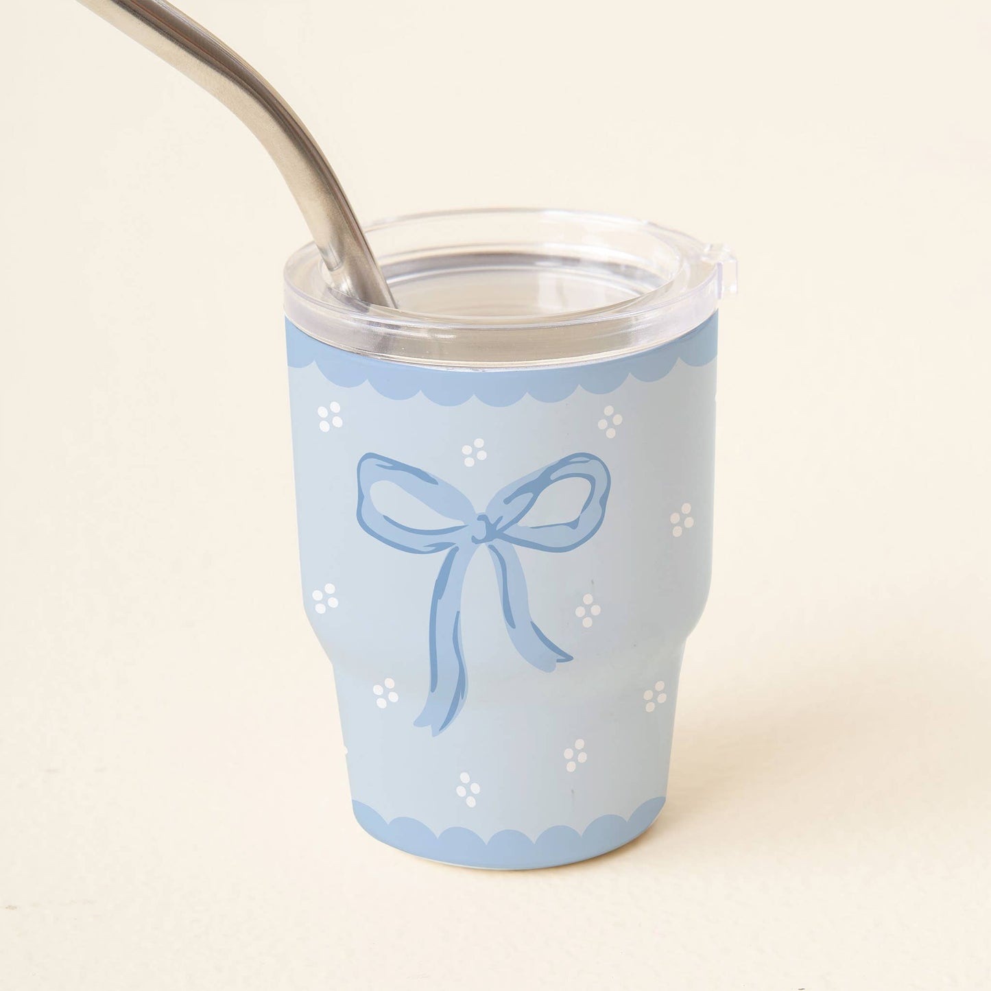The Darling Effect - 2 oz Tiny Tumbler-Bow Blue
