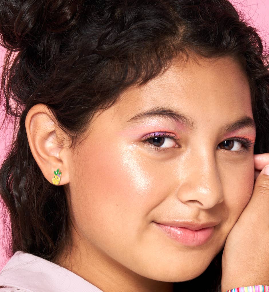 Girl Nation - Lookin' Pine Cutie Stud Earrings