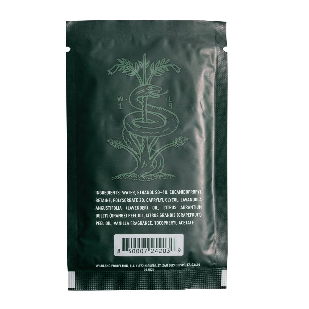 Wildland Protection - Poison Oak & Ivy Removal Wipes - 12 Pack