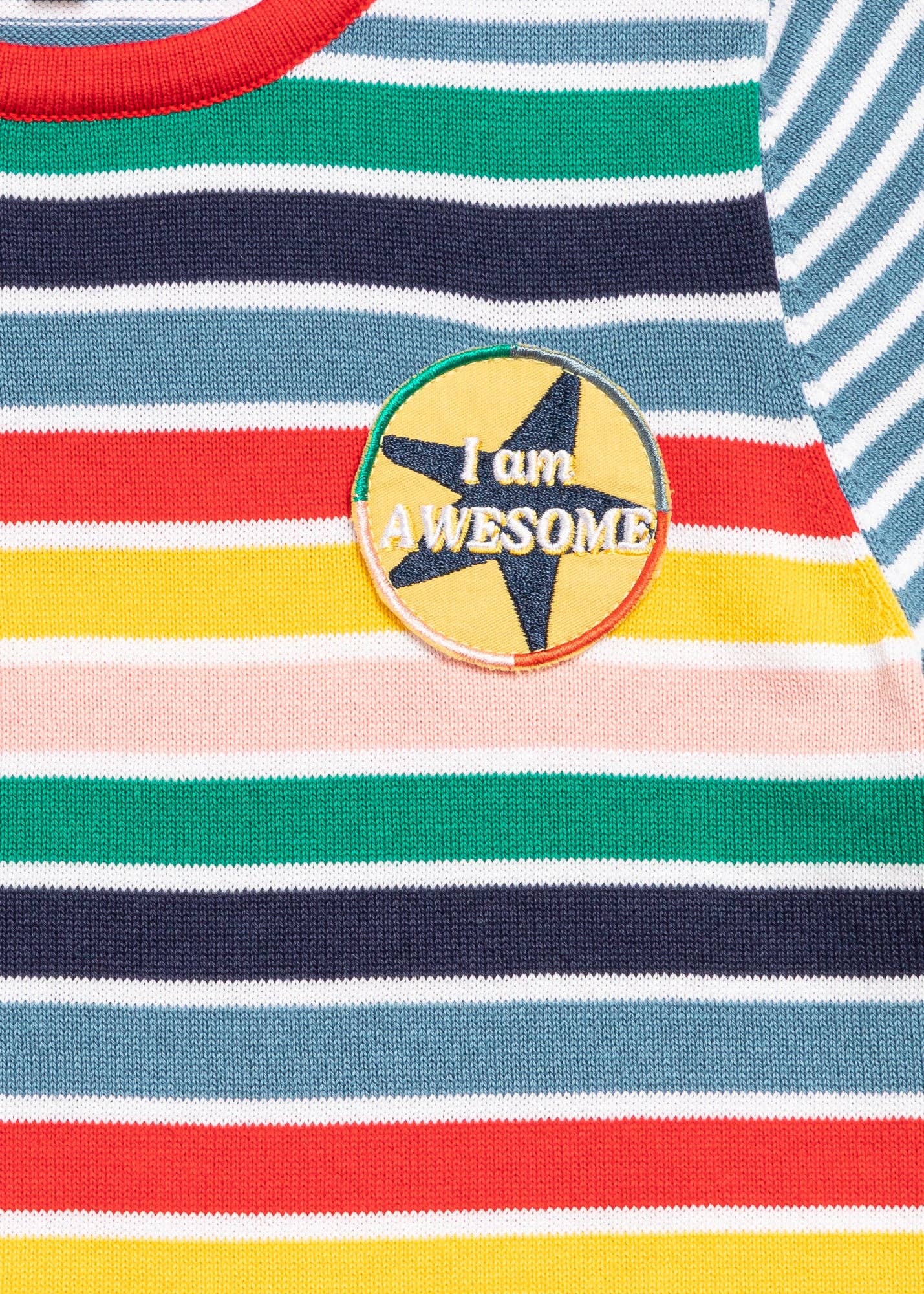 Finding Foxtale - Awesome Tee: Rainbow Stripe