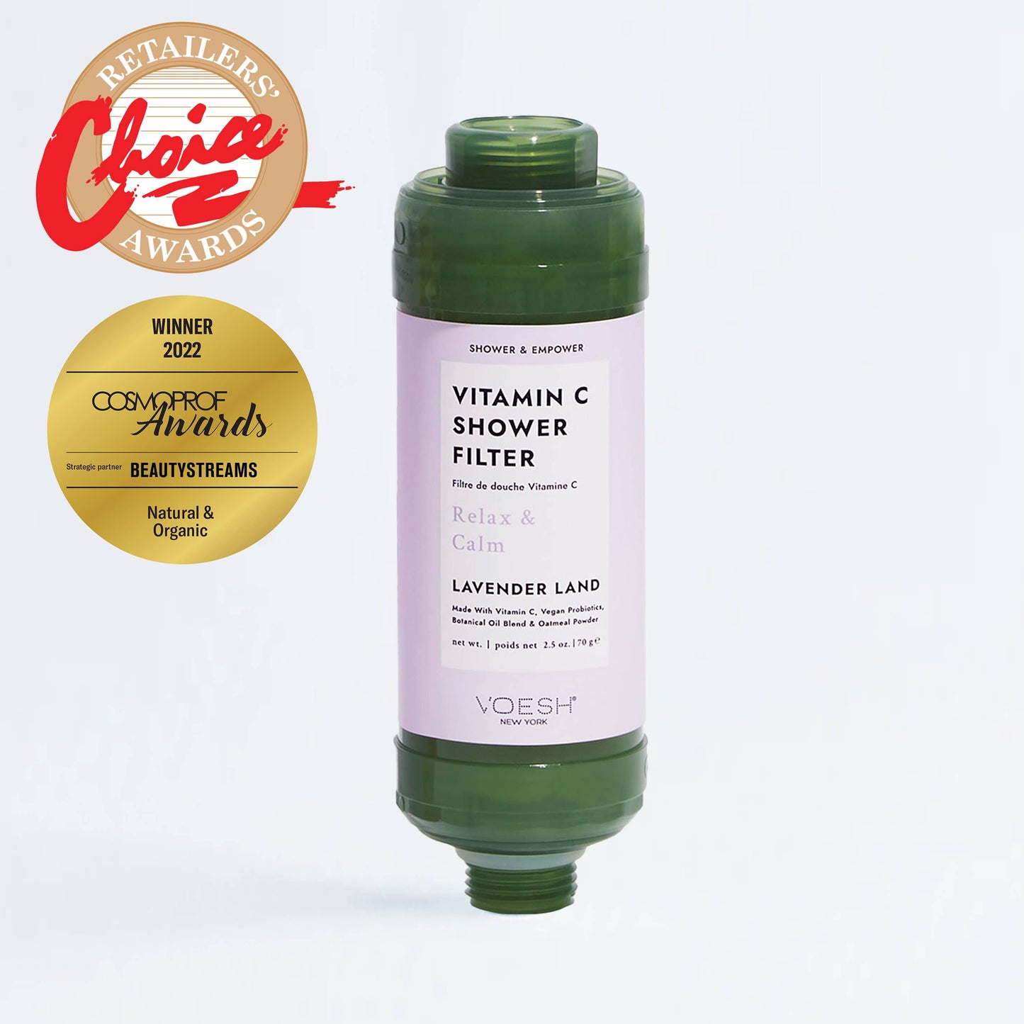 VOESH New York - Vitamin C Shower Filter Lavender Land