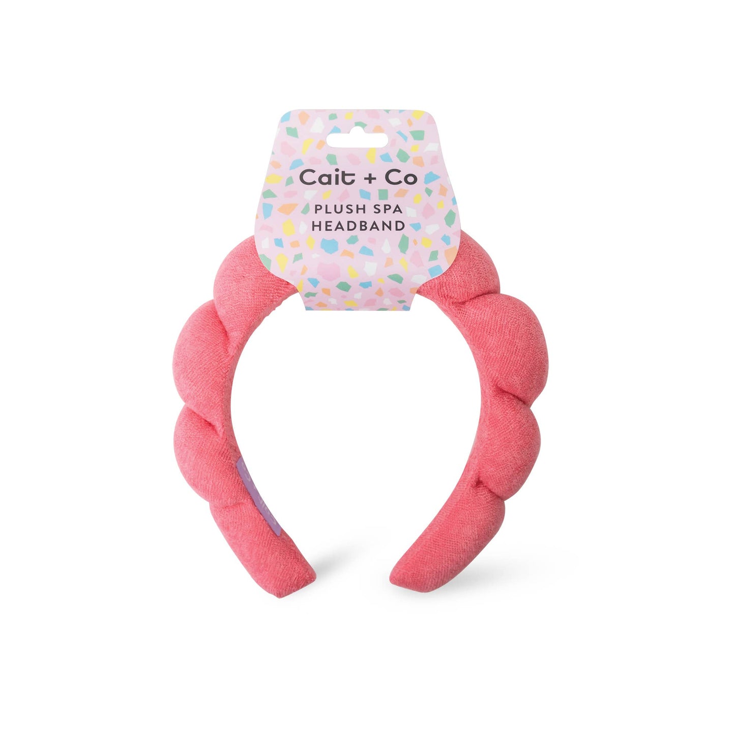 Cait + Co - Plush Spa Headband - Pearl | Gem Collection