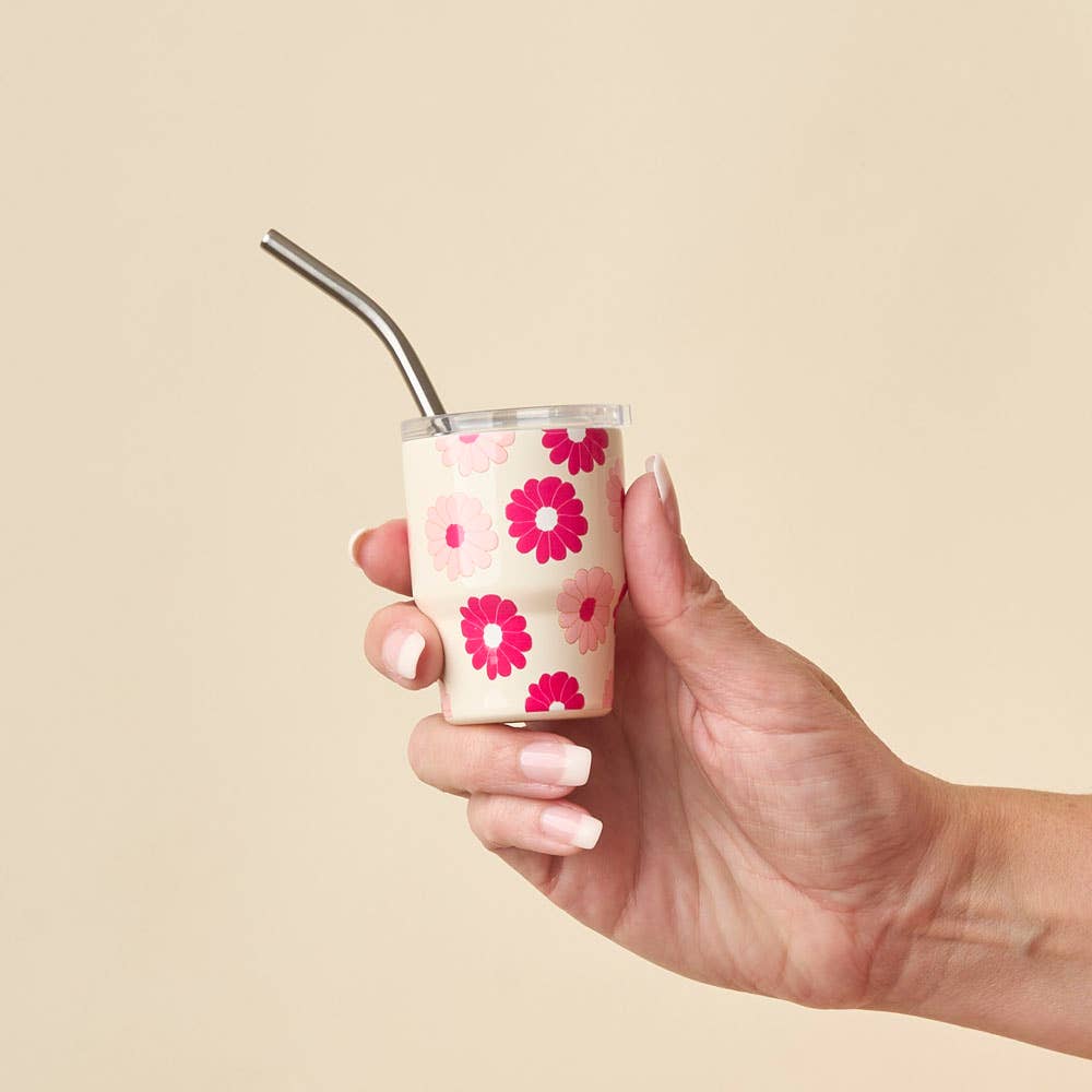 The Darling Effect - 2 oz Tiny Tumbler-Darling Daisy Hot Pink
