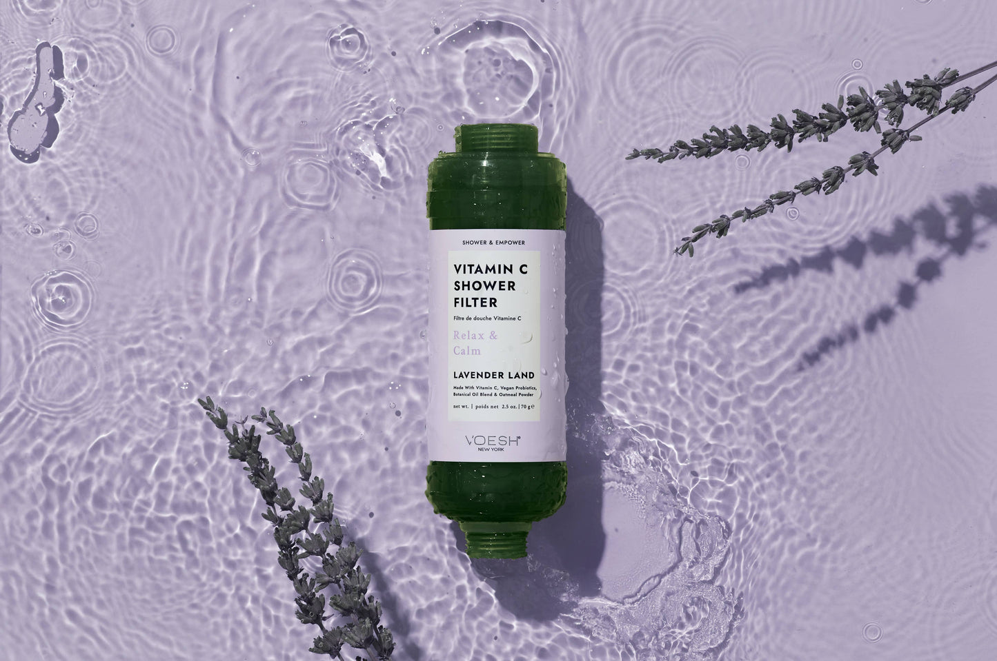 VOESH New York - Vitamin C Shower Filter Lavender Land