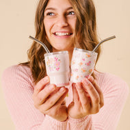 The Darling Effect - 2 oz Tiny Tumbler-Garden Blooms Pink