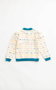 Finding Foxtale - Scribble Top: Scribble Print