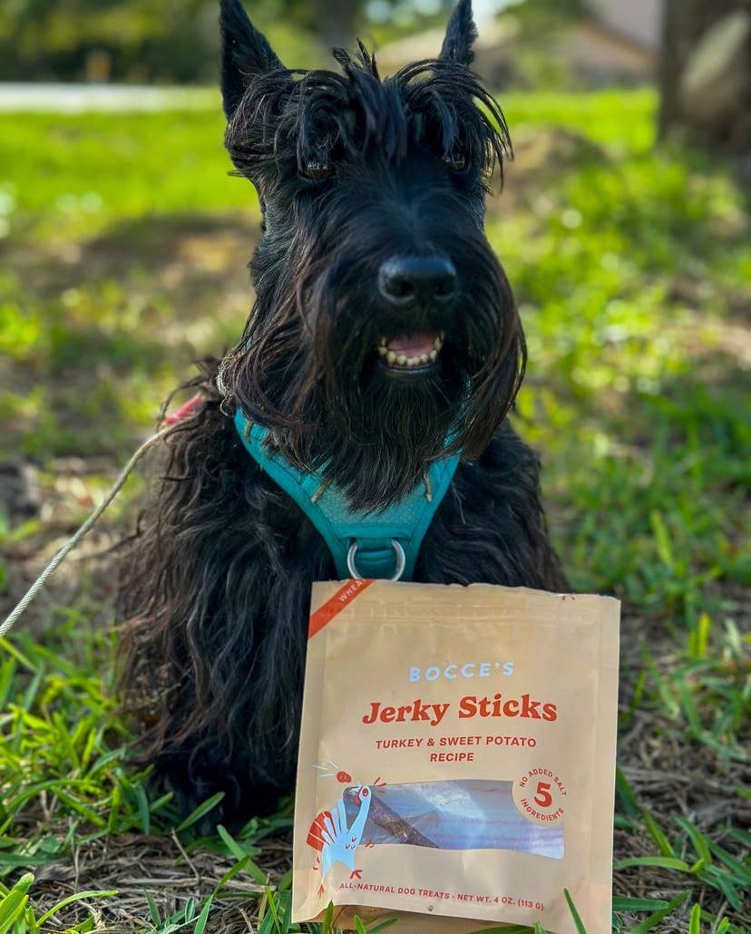 Pet Palette Distribution - Bocce's Bakery Turkey Grazers Jerky Sticks Dog Treats 4oz