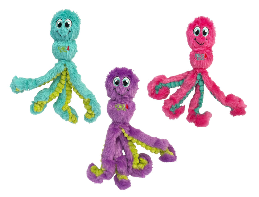 Pet Palette Distribution - KONG® Wubba Octops Dog Tug Toy Assorted Large