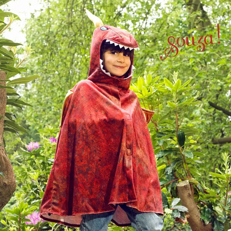 Speedy Monkey - Red dragon cape (sz 4-7 yrs / 1 pc)
