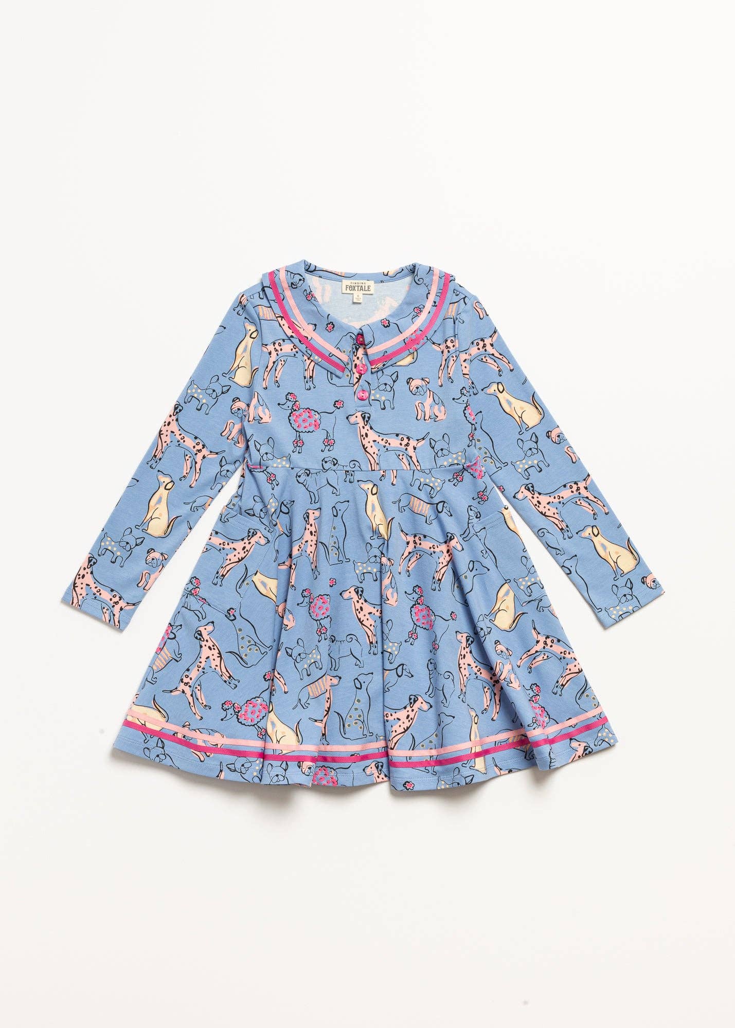 Finding Foxtale - Walk in the Park Dress: Pretty Puppies