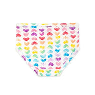 Burt's Bees Baby - Girls Set of 5 Puppy Party & Rainbow Hearts Underwear: Puppy Party / 2-3 Toddler