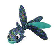 Pet Palette Distribution - KONG® Wubba Finz Dog Tug Toy Blue Large