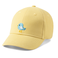Peppercorn Kids - Kids Baseball Hat - Birdie Chick Patch - (Yellow 2-6/7y)