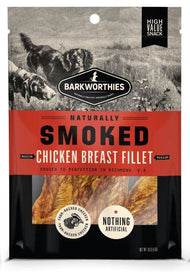 Pet Palette Distribution - Barkworthies Smoked Chicken Fillet 4oz