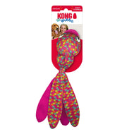 Pet Palette Distribution - KONG® Wubba Finz Dog Tug Toy Pink Small