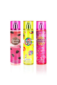 So French Perfumes - The Dulce Collection 3-Piece Wonderland Body Mist Set