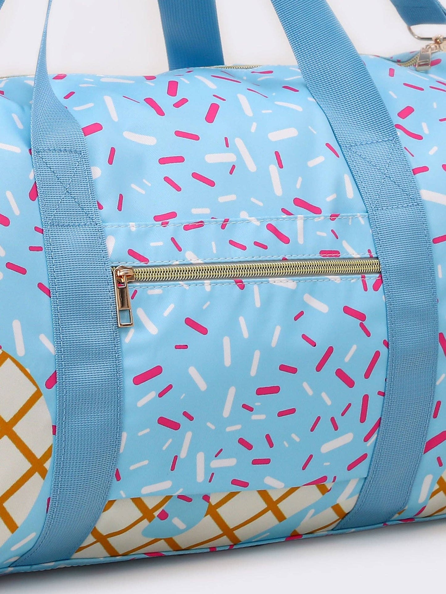 sassy kids palace - Ice Cream Pattern Canvas Duffle Bag