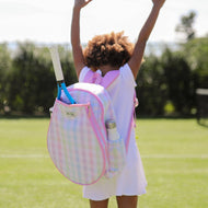 Ame & Lulu - Little Love Tennis Backpack: Rainbow Gingham