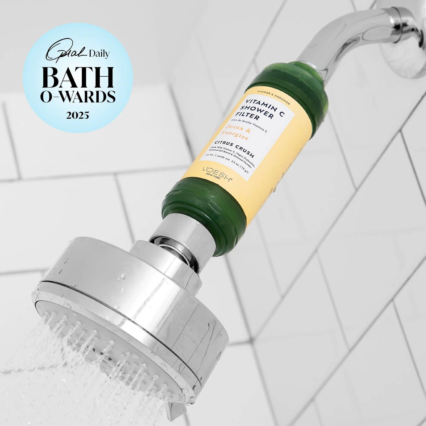 VOESH New York - Vitamin C Shower Filter Citrus Crush: Single