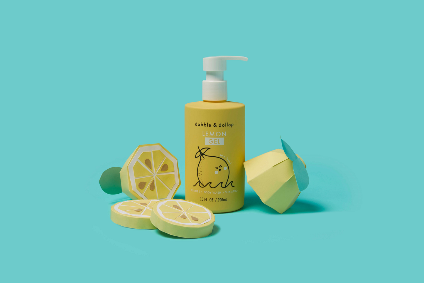 Dabble & Dollop - All-Natural Lemon Shampoo, Body Wash & Bubbles