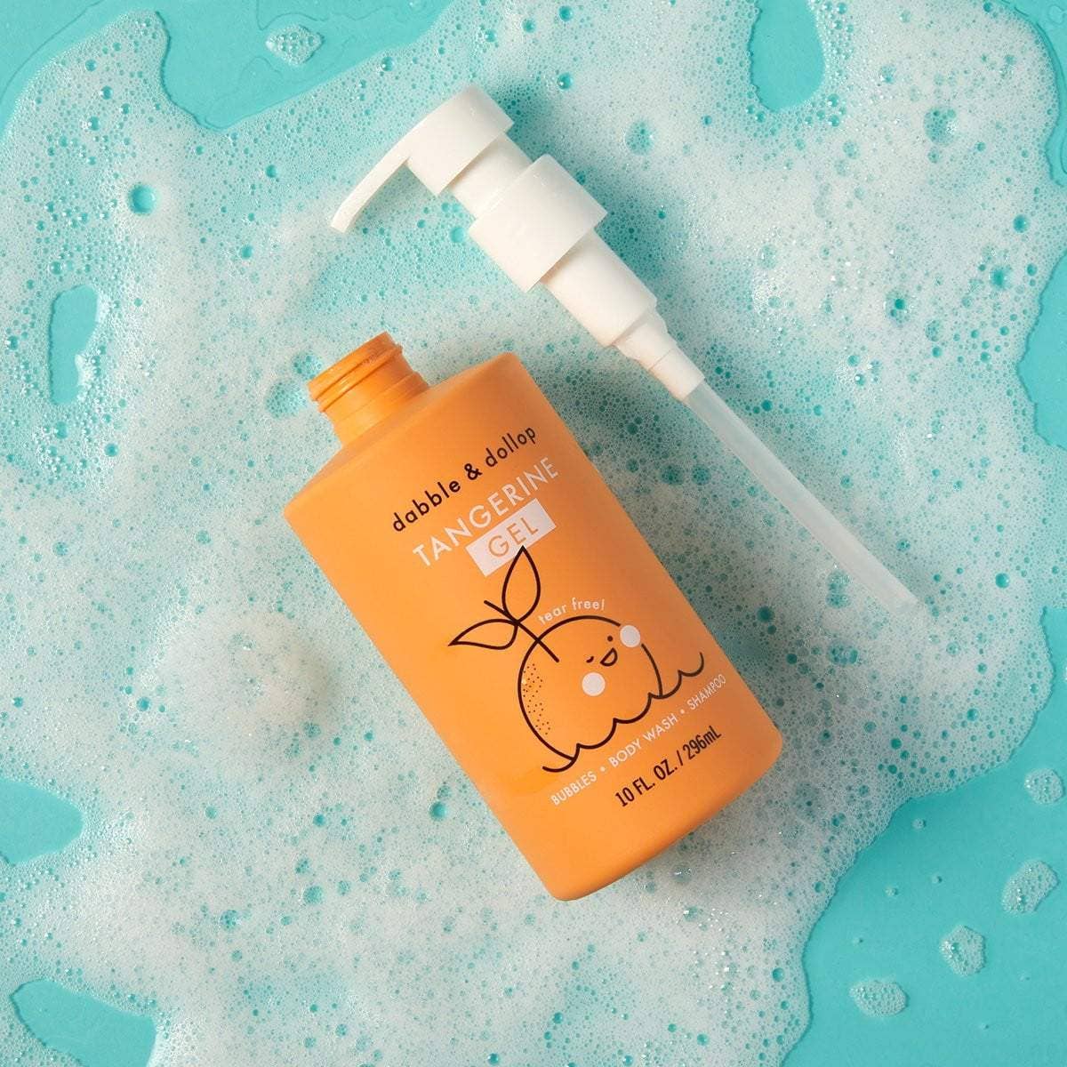 Dabble & Dollop - All-Natural Tangerine Shampoo, Body Wash & Bubbles