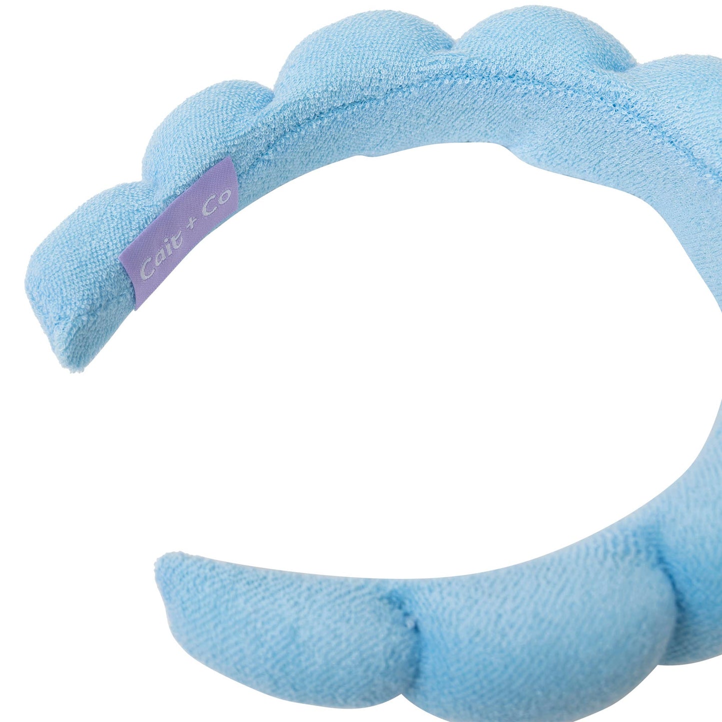 Cait + Co - Plush Spa Headband - Sapphire | Gem Collection