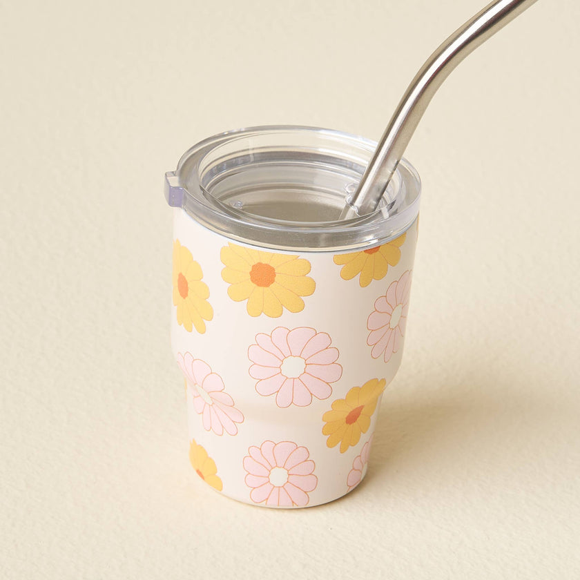 The Darling Effect - 2 oz Tiny Tumbler-Darling Daisy Peach