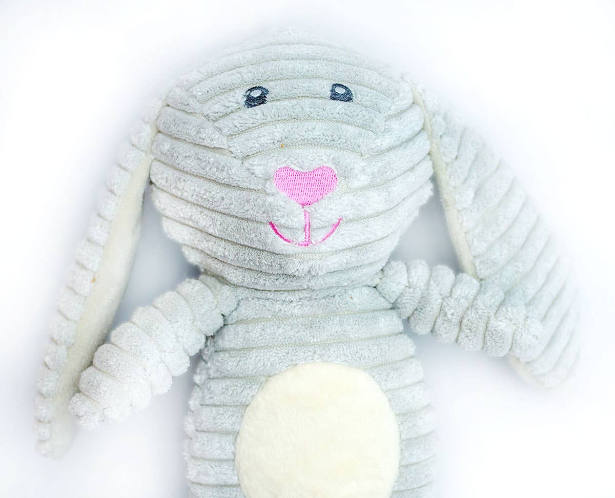 Pet Palette Distribution - ThoozyPet Tuff & Cuddly Bunny Plush Dog Toy 12.5"