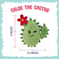 Pet Palette Distribution - SnugArooz Chloe the Cactus Plush Dog Toy 6"