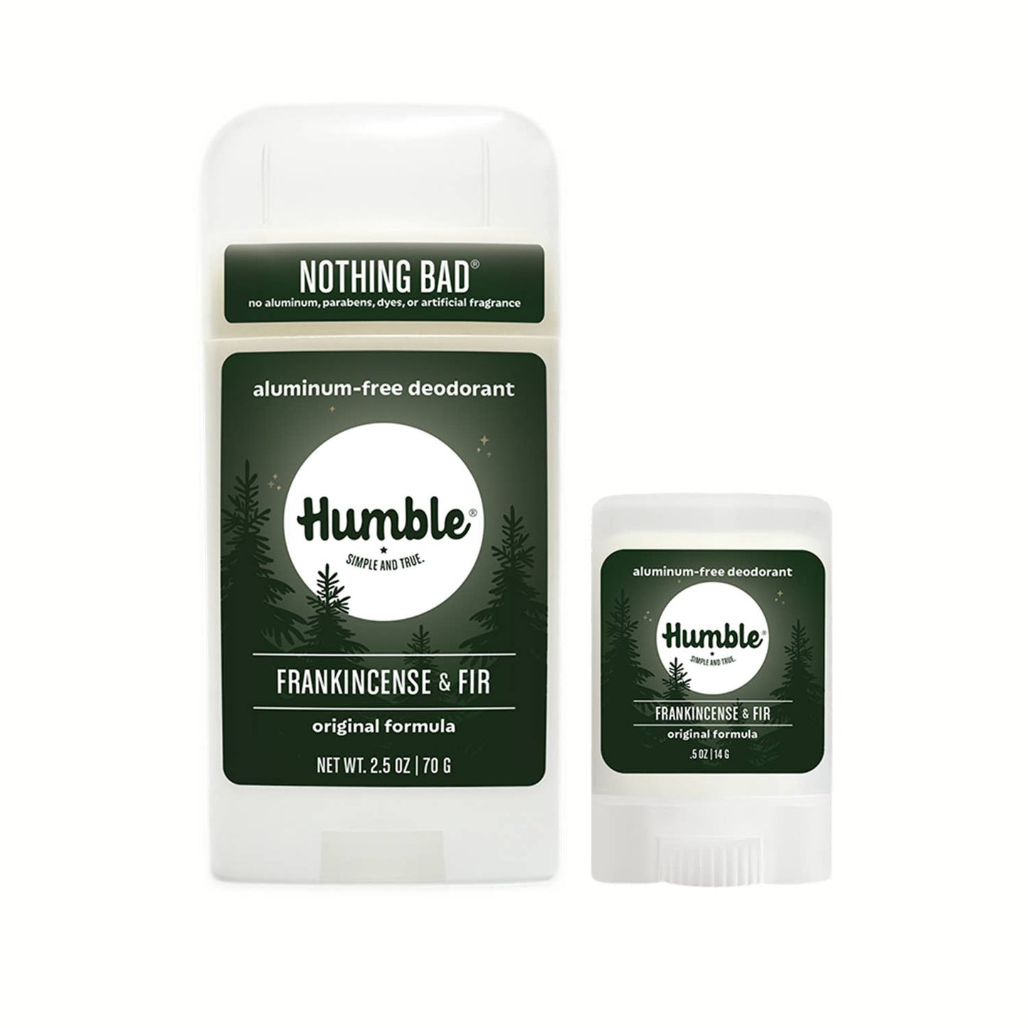 Humble Brands, Inc. - Frankincense & Fir Original Travel Deodorant