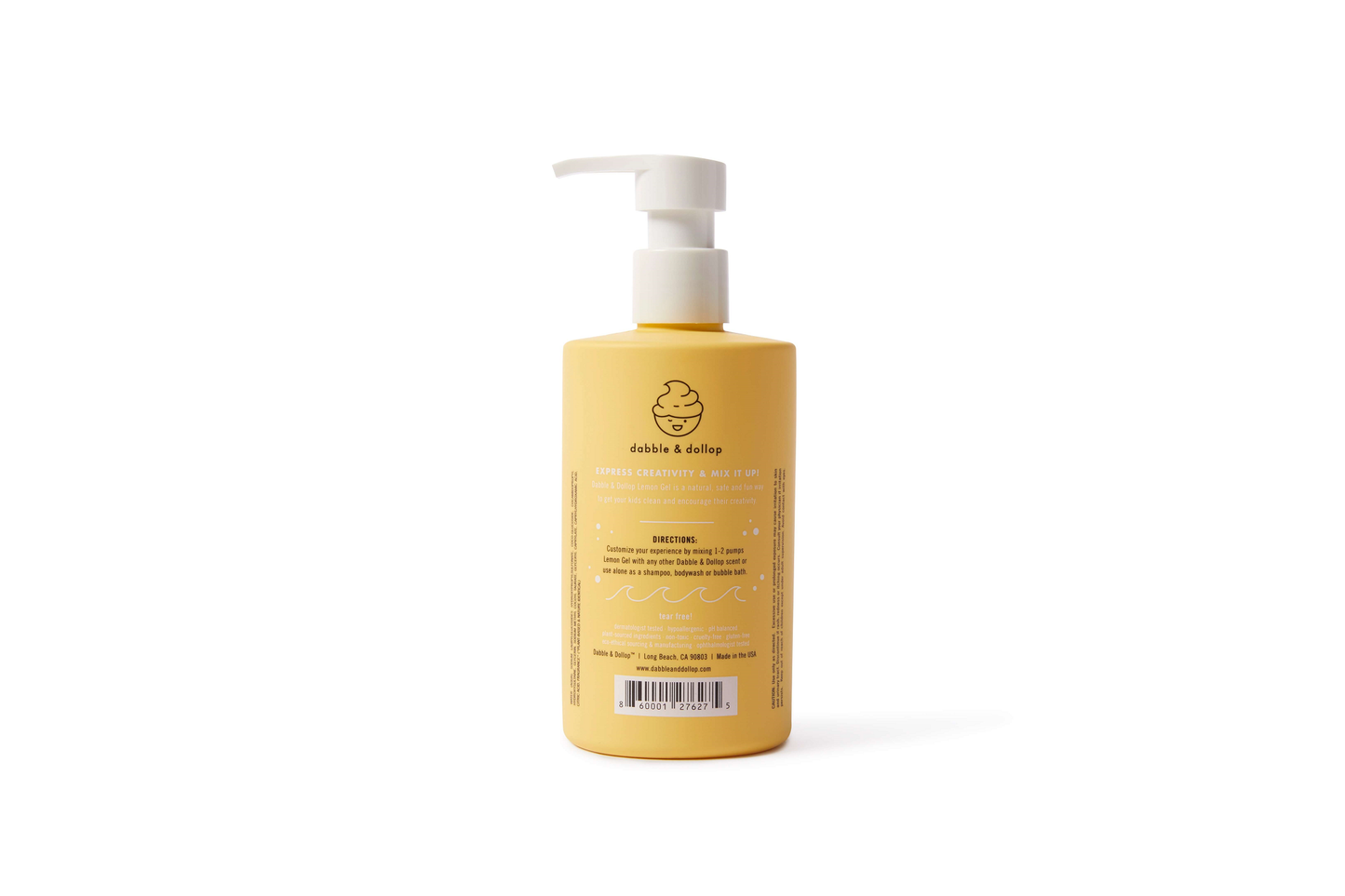 Dabble & Dollop - All-Natural Lemon Shampoo, Body Wash & Bubbles