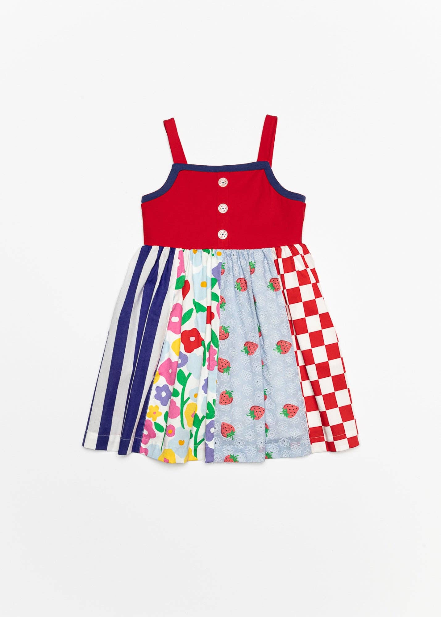 Finding Foxtale - Block Party Dress: Americana Mix