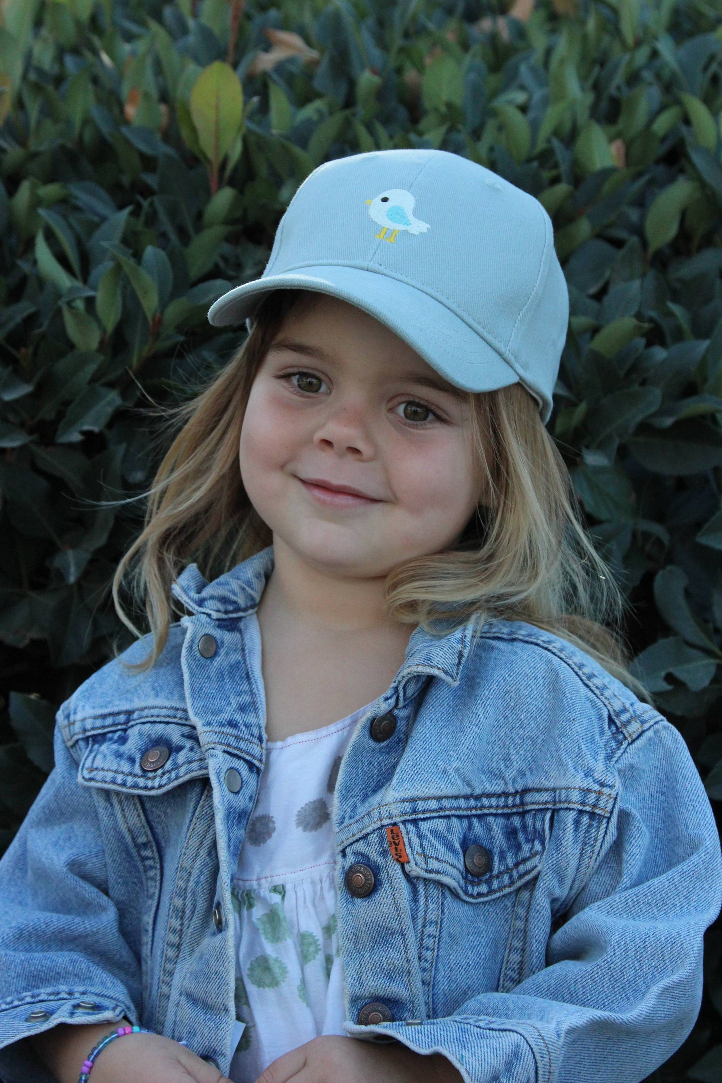 Peppercorn Kids - Kids Baseball Hat - Birdie Patch - (Blue 2-6/7y)