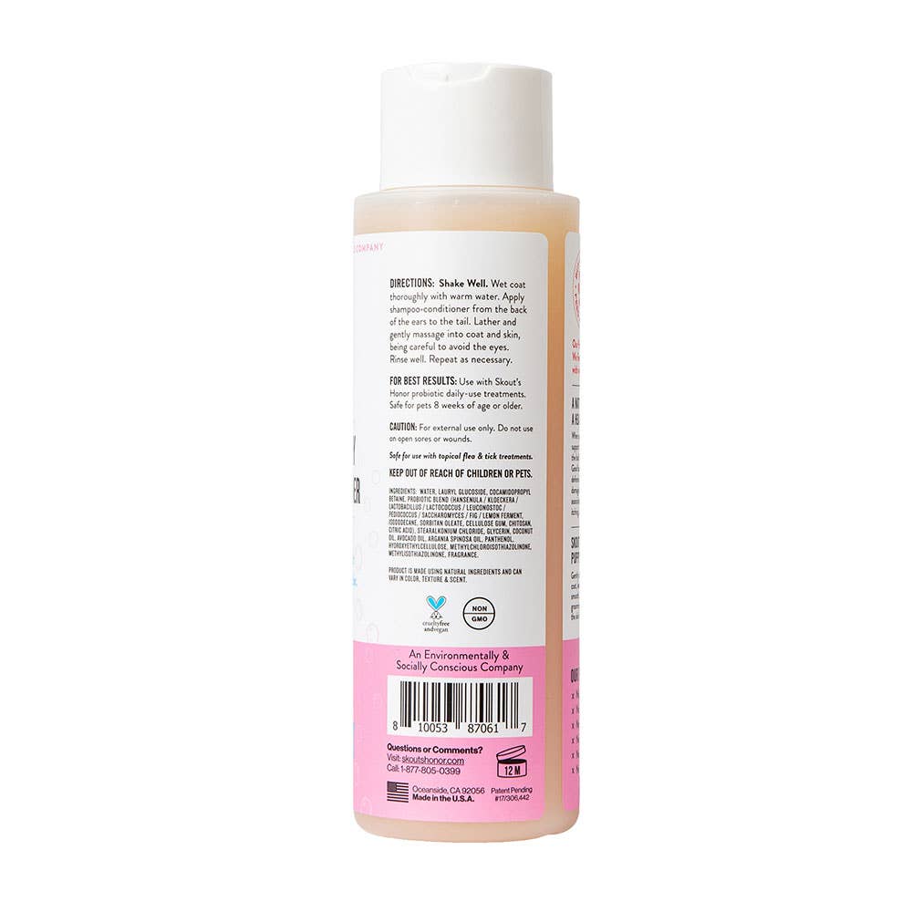 Pet Palette Distribution - Skout's Honor Probiotic Shampoo+Conditioner Happy Puppy 16oz