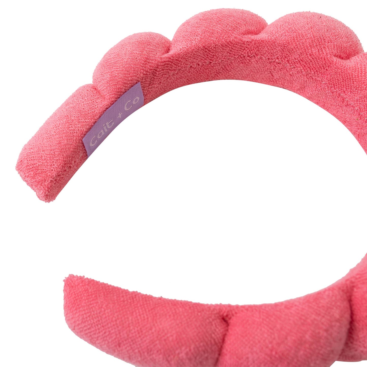 Cait + Co - Plush Spa Headband - Pearl | Gem Collection