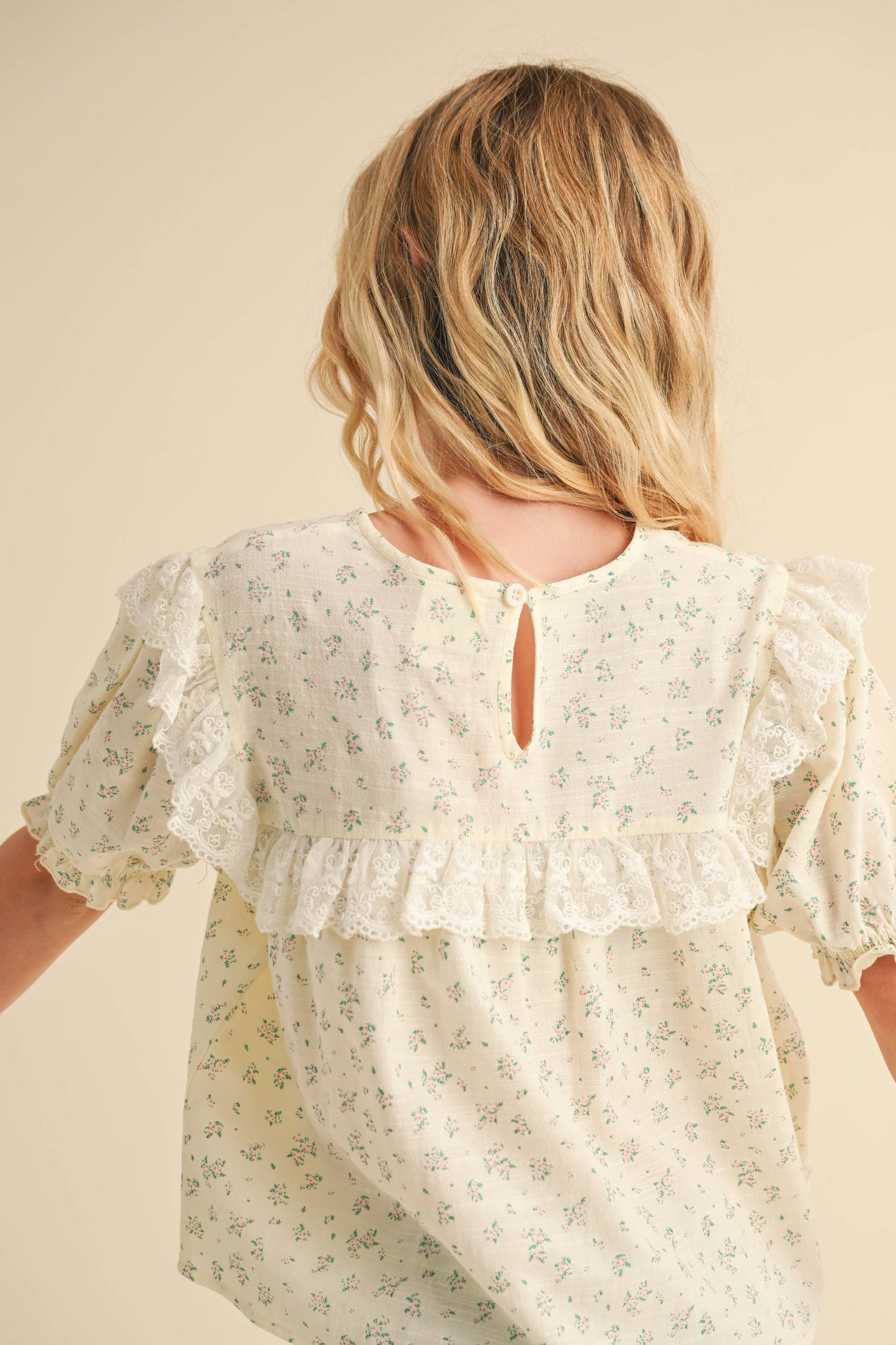 heart and arrow - TWEEN GIRLS KIDS FLOWY TOP  (7-14): 7/8