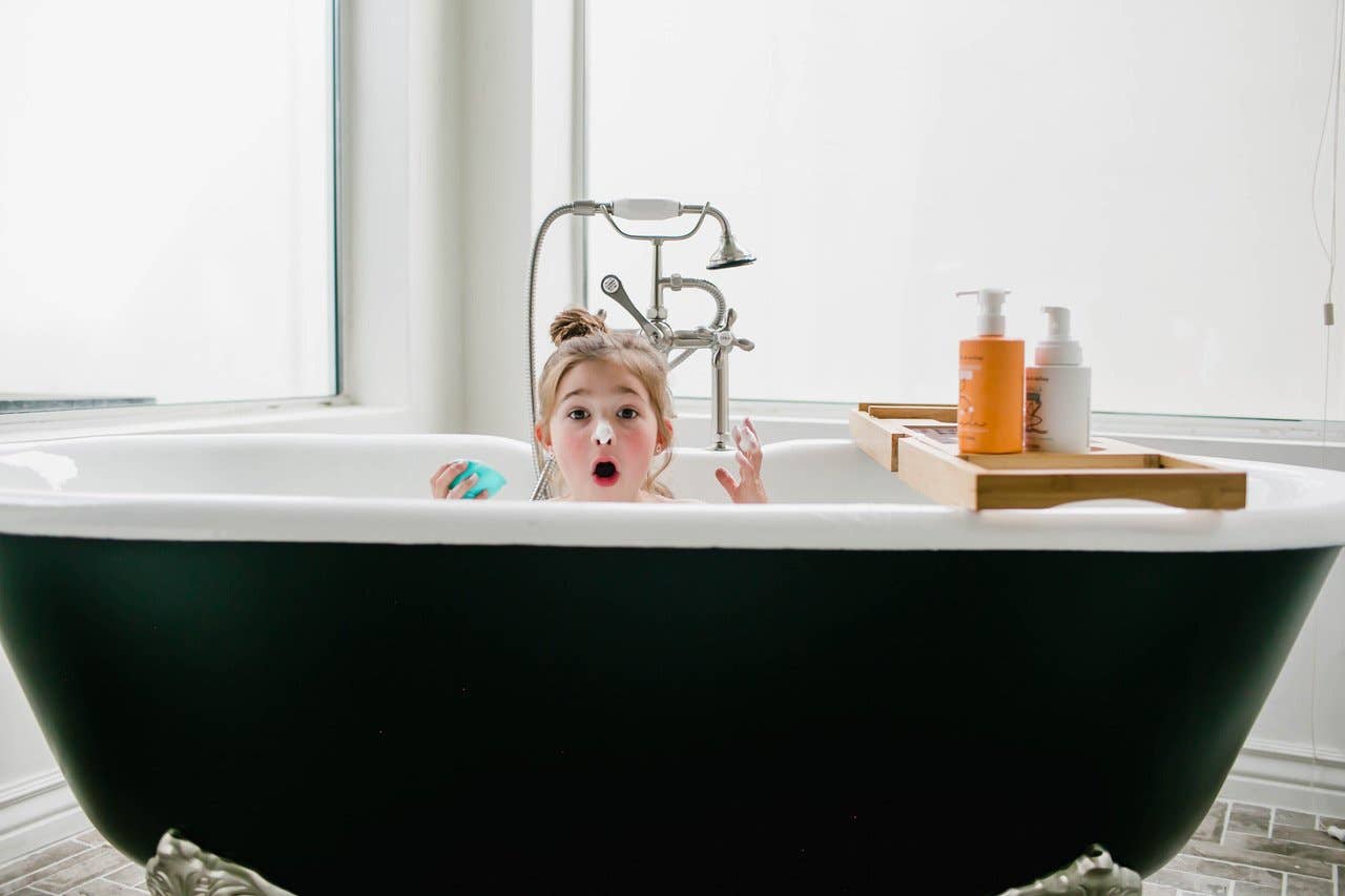 Dabble & Dollop - All-Natural Tangerine Shampoo, Body Wash & Bubbles