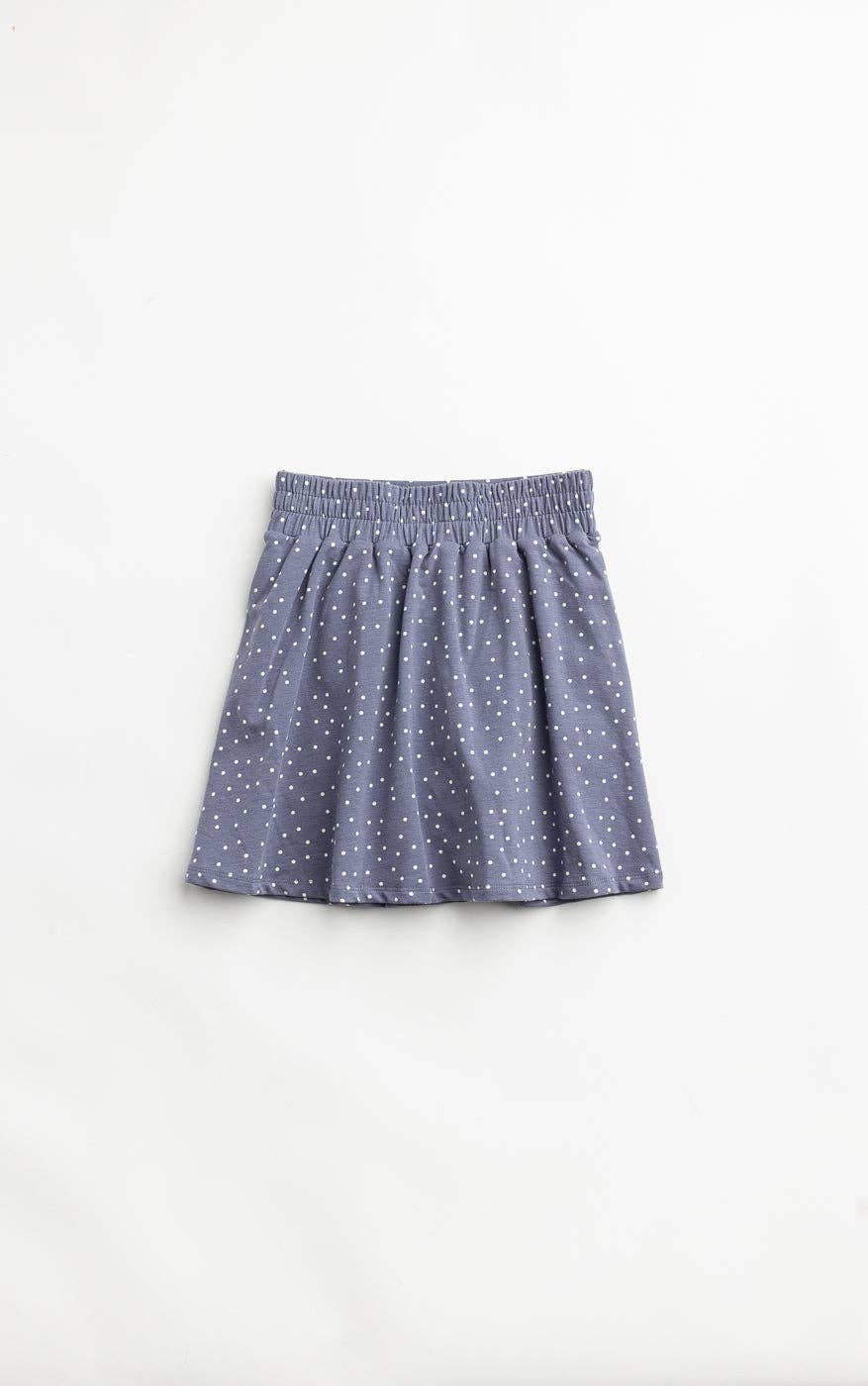 Finding Foxtale - Proper Pleated Skort: Marshmallow Dots