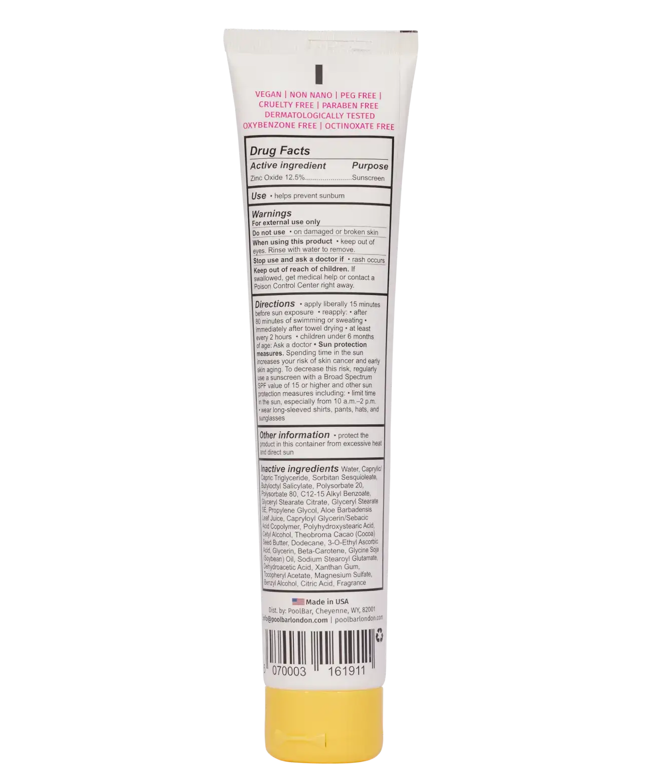 Pool Bar - Mineral SPF 30 Body Cream