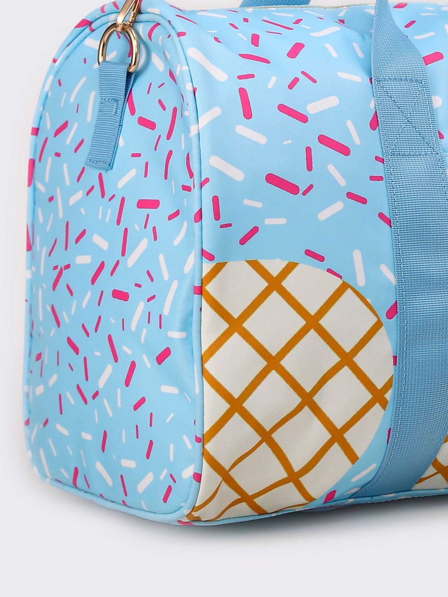 sassy kids palace - Ice Cream Pattern Canvas Duffle Bag