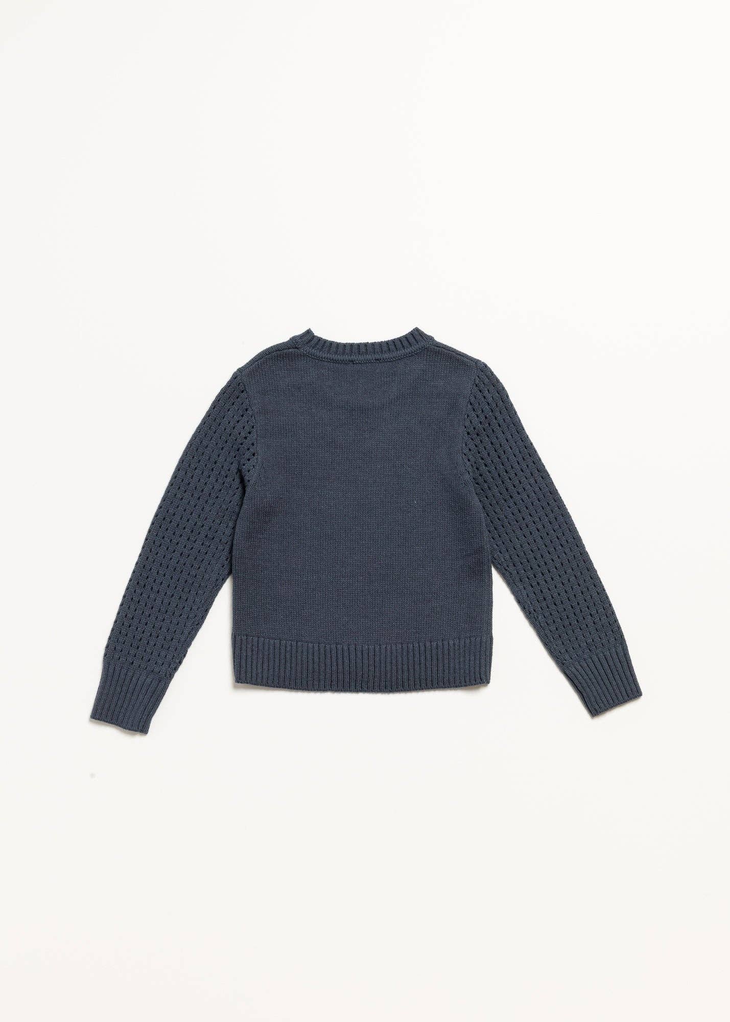 Finding Foxtale - Ribbons & Bows Sweater: Classic Navy / 6