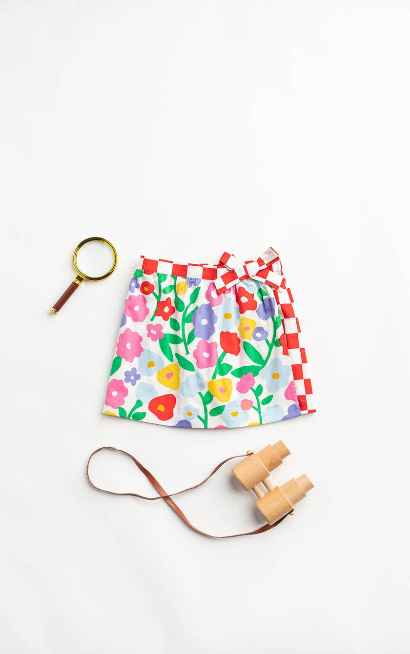 Finding Foxtale - Big Blooms Skort: Big Blooms Floral / 8